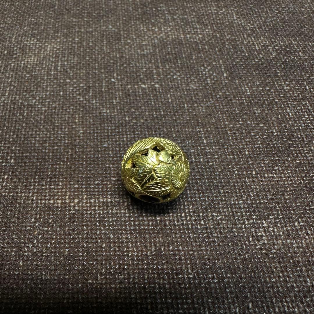 金緒締　おじめ　玉　金工　工芸品　江戸　骨董古美術