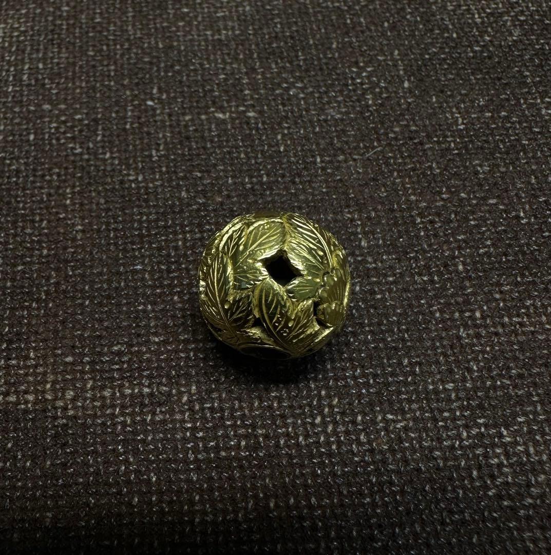 金緒締　おじめ　玉　金工　工芸品　江戸　骨董古美術
