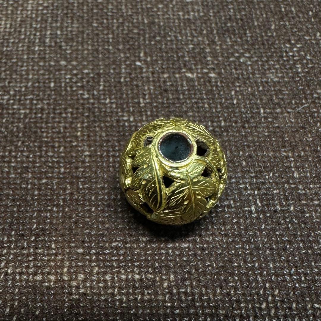 金緒締　おじめ　玉　金工　工芸品　江戸　骨董古美術
