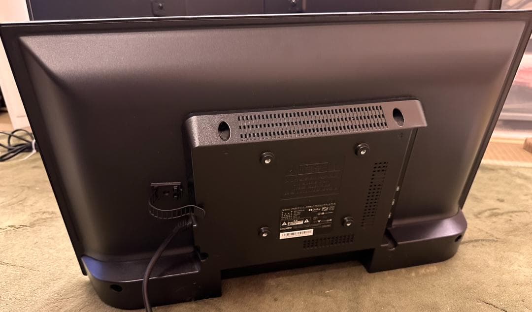 Qriom　24型　チューナーレステレビ　QRH-24TL2K　2024年超美品