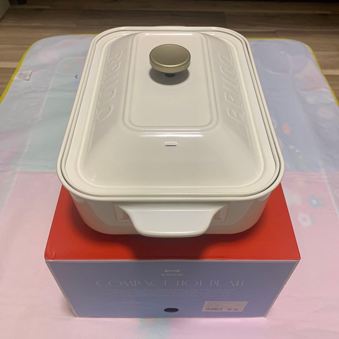 BRUNO ホットプレート たこ焼きプレート付属 BOE021-WH