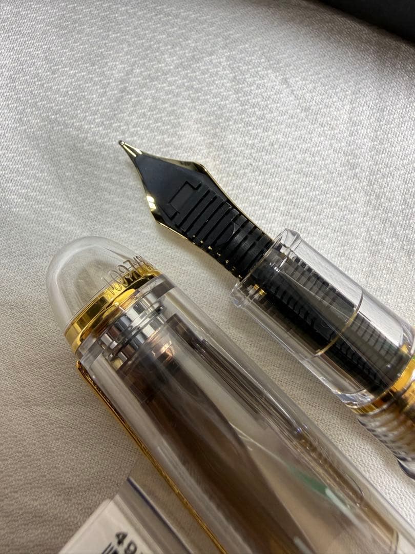プラチナ万年筆3776、センチュリー、デモンストレーター、限定品