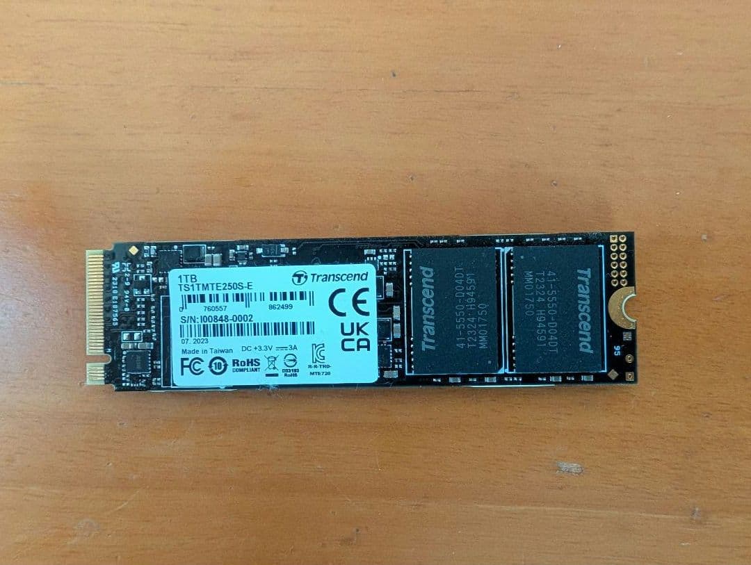 トランセンド 1TB SSD M.2 2280 NVMe PCIe Gen5×4