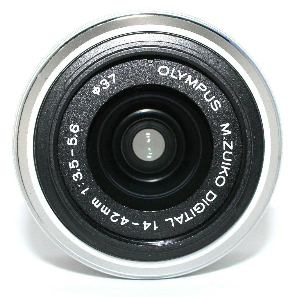 OLYMPUS M.ZUIKO 14-42mm Ⅱ レンズ シルバー✨完動美品✨