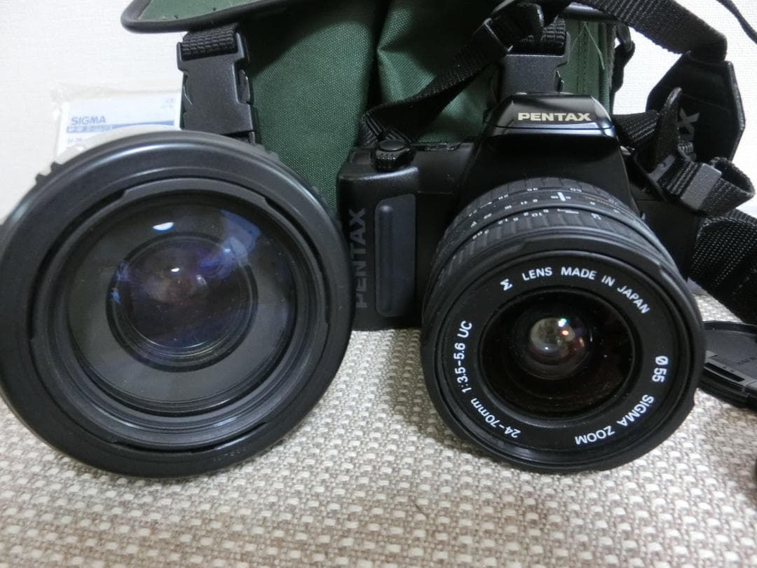 PENTAXフィルムカメラ MZ-10 SIGMAズームレンズ ＋取説＋三脚