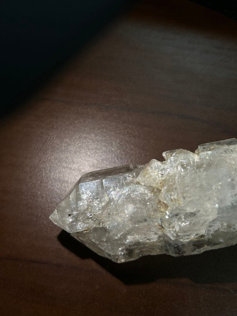 雲南・貴州産｜71g｜上級コレクション向け 溏心タイプ ダブルポイント水晶原石