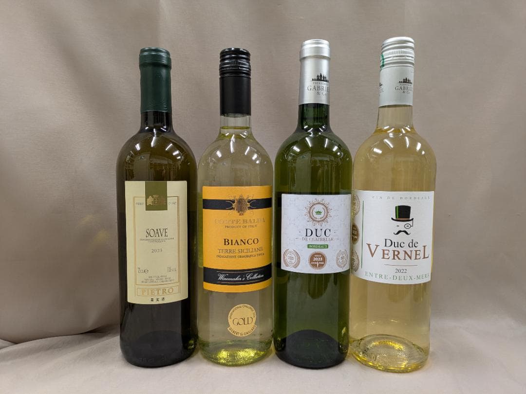 ボルドー金賞など 各国 白ワインセレクション 10本セット　750ml