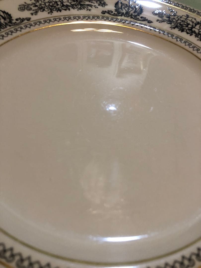 ウェッジウッド ブラックコロンビア 27.5cm 2枚 金縁 美品