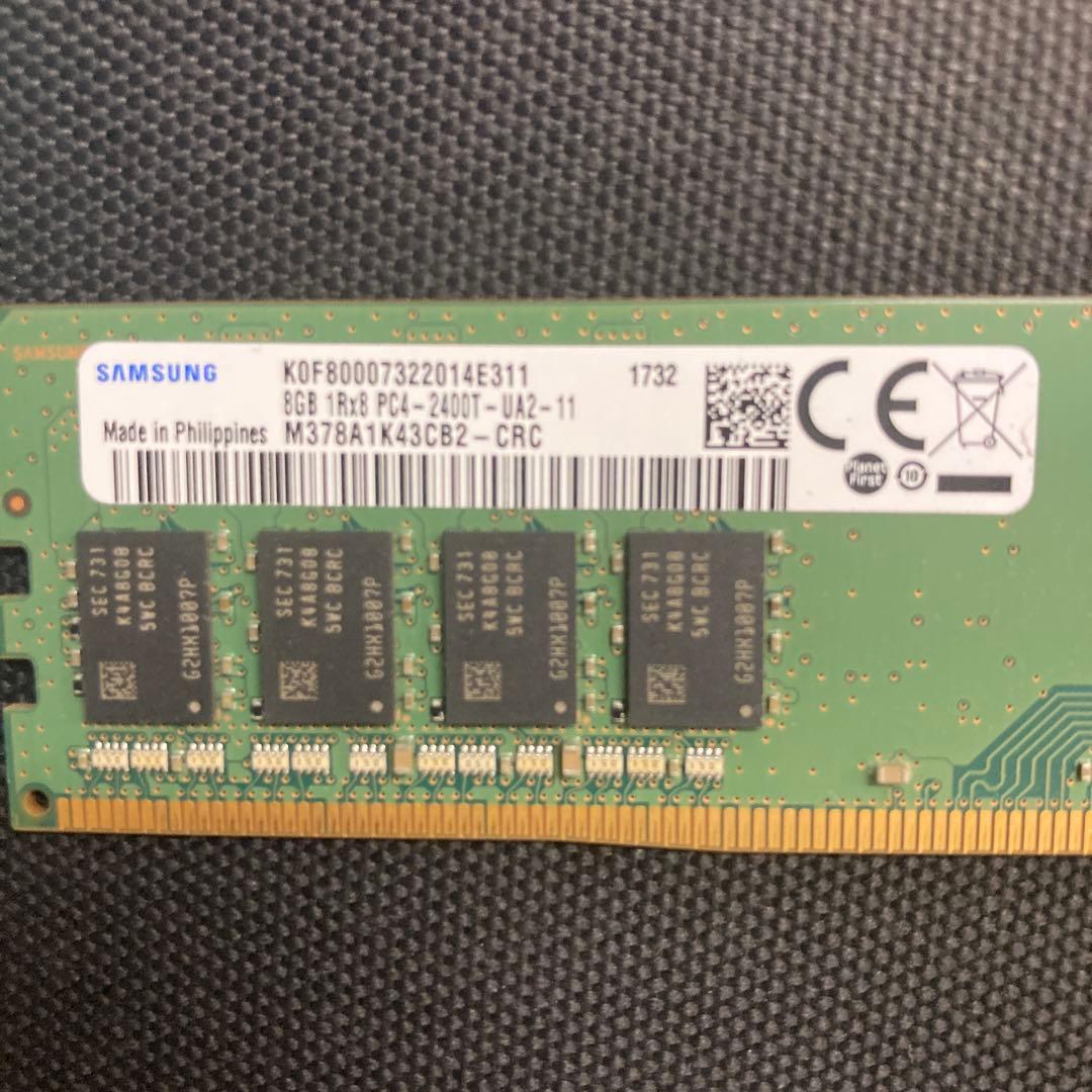 Samsung 8GB DDR4 メモリー PC4-2400 8GB 2枚セット