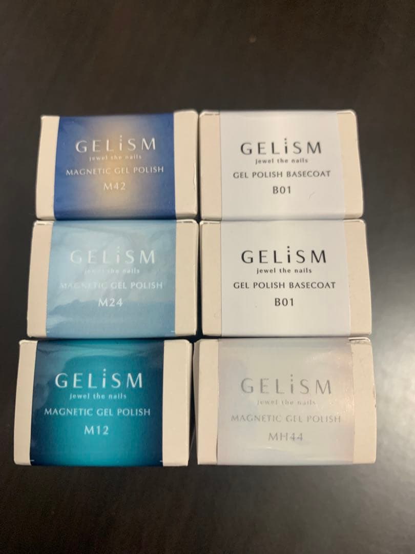 GELISM マグネットジェルポリッシュ 6個セット