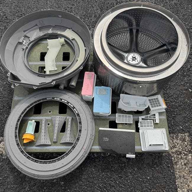 地域限定送料無料　美品 日立 ドラム式洗濯乾燥機 BD-NBK120E