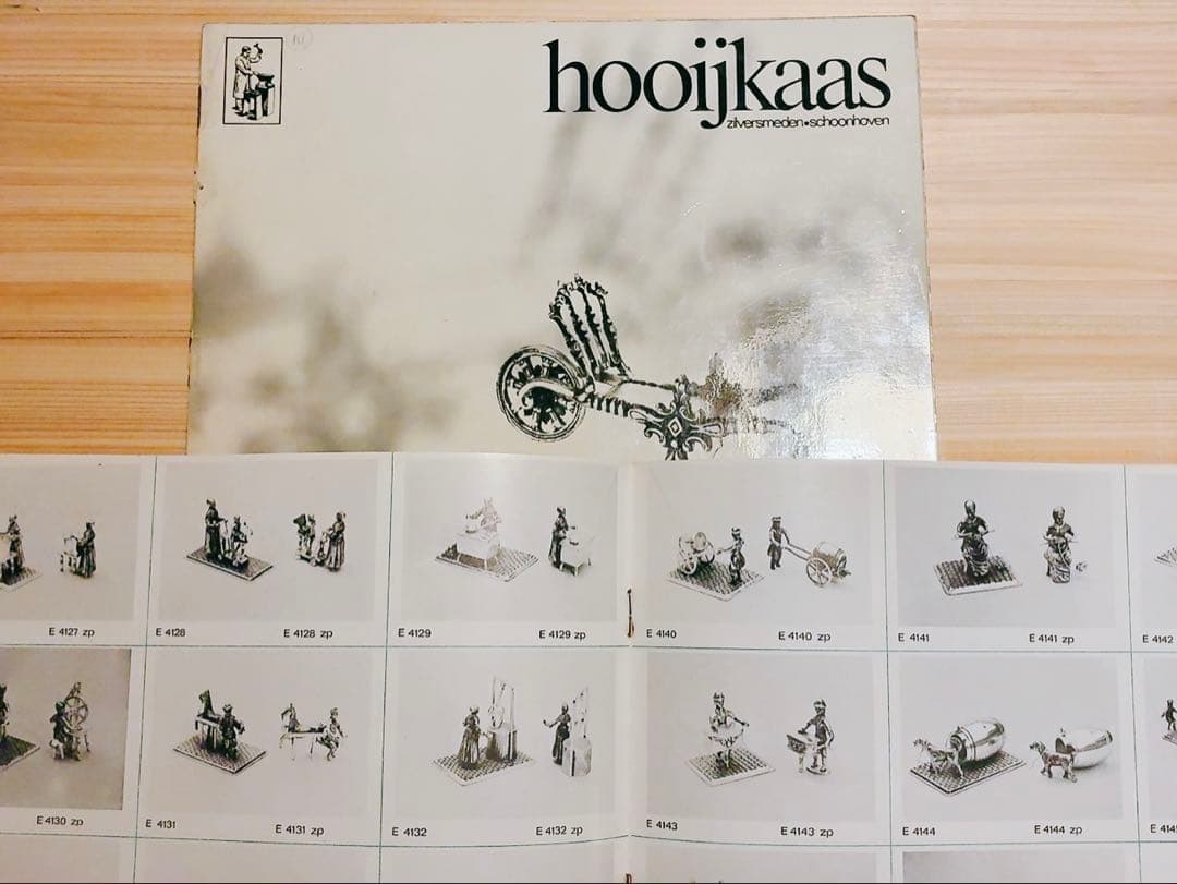 オランダHooijkaas社製、純銀835S『ミニチュア・牛乳搾り』ヴィンテージ