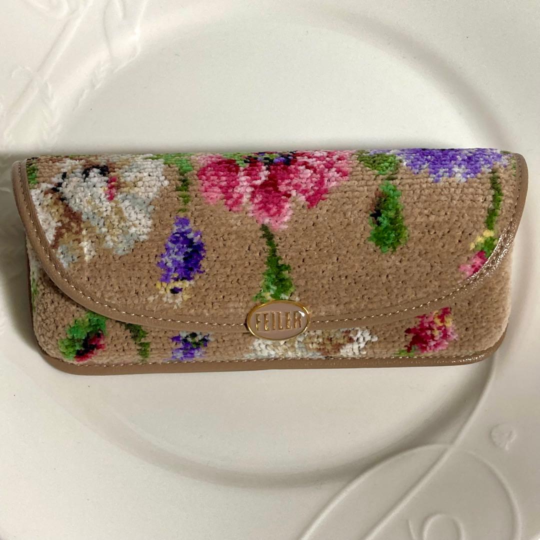 【美品・タグ付】ラビリンス　メガネケース＆ハンカチ セット　希少 同柄セット