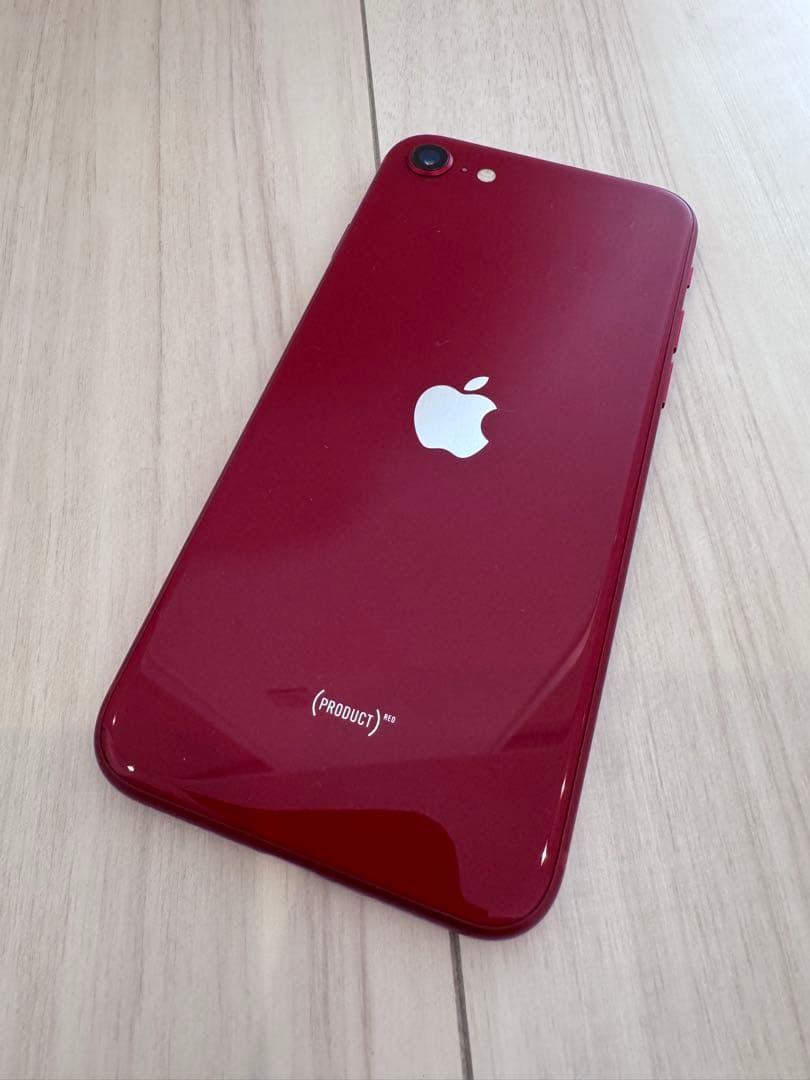 【美品】Apple iPhone SE (第3世代) RED 本体