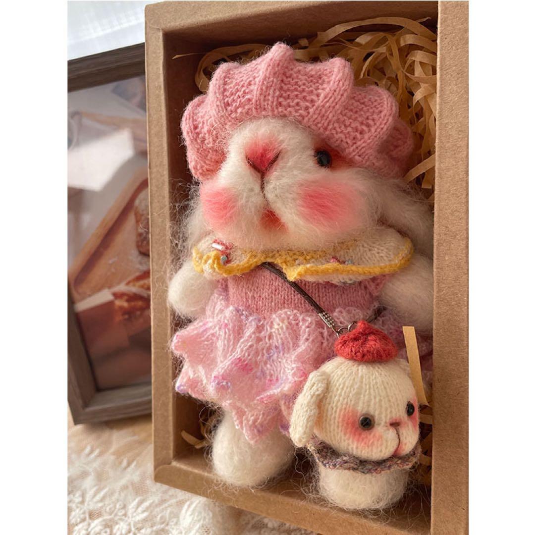 スウェーデンドールあみぐるみ　く人形　ハンドメイド