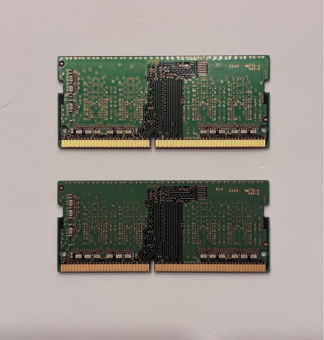 ノートPC用メモリ　SAMSUNG DDR4-3200 16GB(8GB×2)