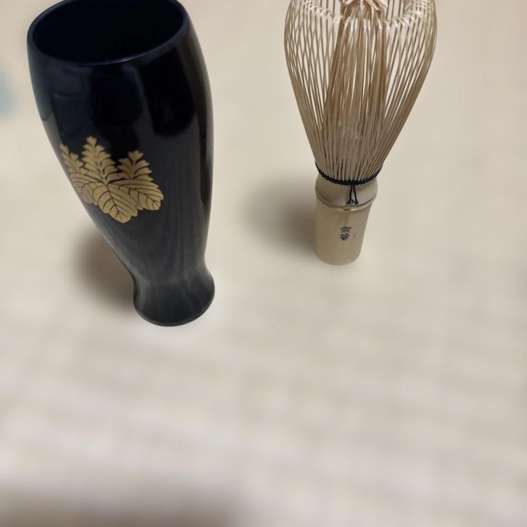 お茶箱　黒