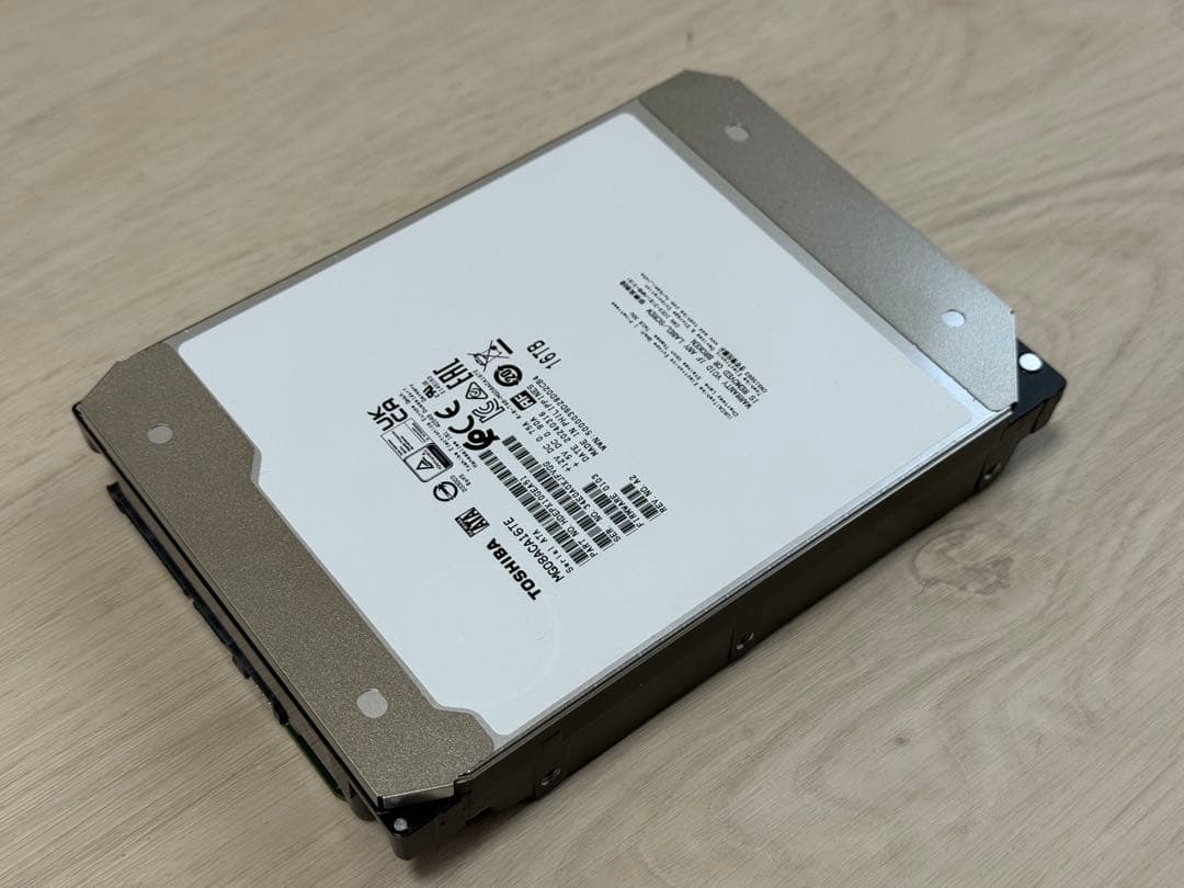 東芝 MG08ACA16TE 3.5インチ内蔵HDD 16TB