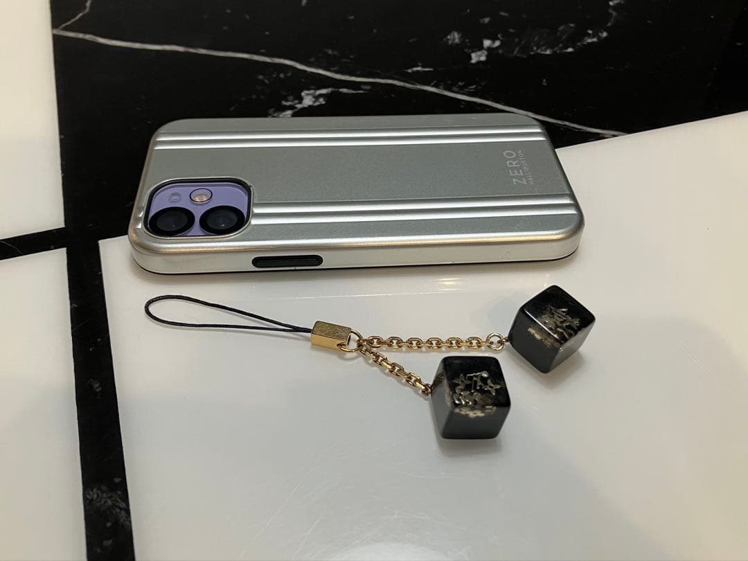 ルイヴィトン アクセソワール　テレフォンヌ　ストラップ　チャーム　ブラック