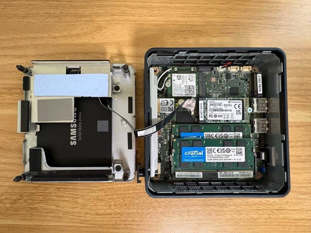 NUC11TNHv5 メモリ64G SSD1TB+120GB vPRO