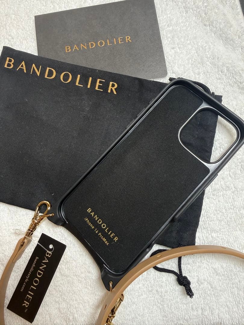 BANDOLIER ベージュ iPhone16Pro Max用ケース