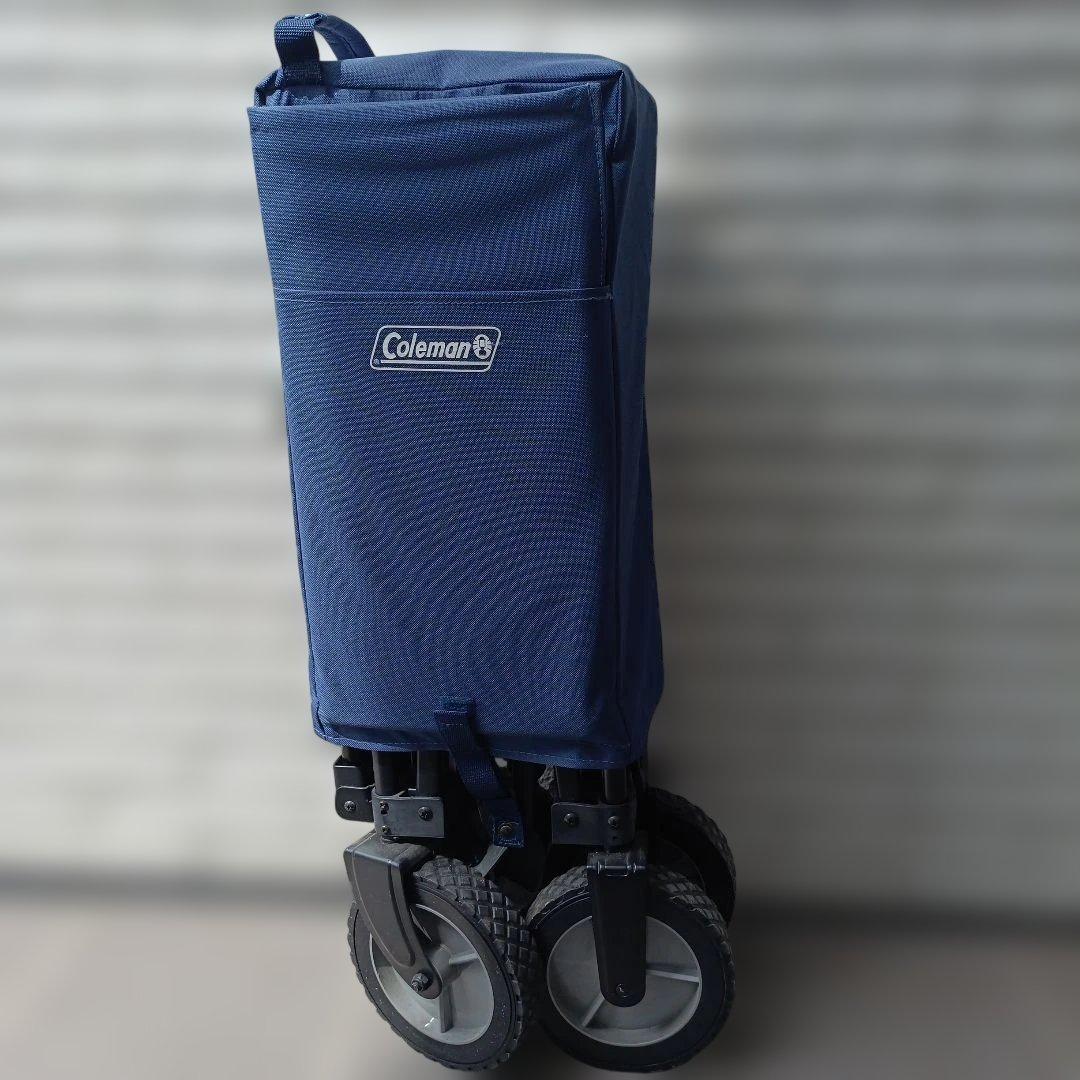 【美品】Coleman キャリーカート ネイビー