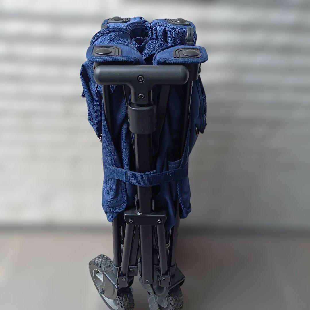 【美品】Coleman キャリーカート ネイビー