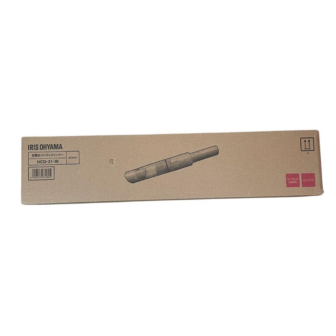 新品未使用IRISOHYAMAハンディクリーナー 置くだけで充電HCD-21-W