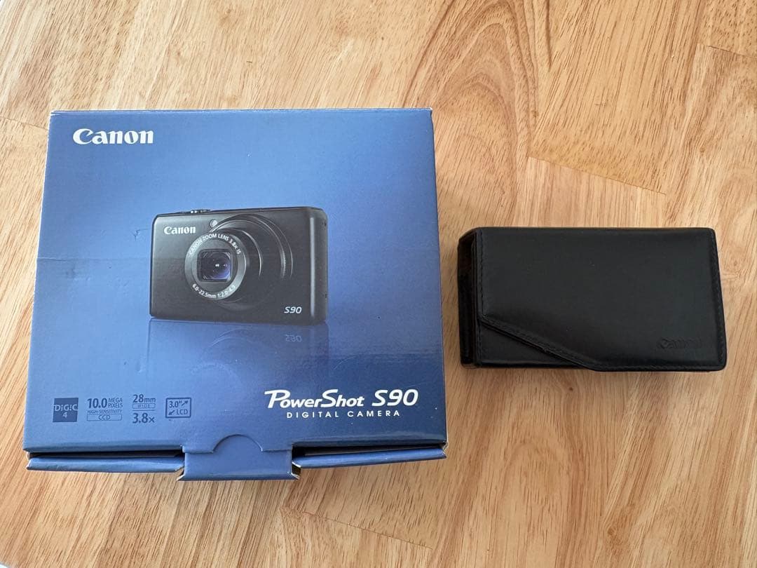 Canon PowerShot S90 デジタルカメラ 純正ケース付き動作確認済