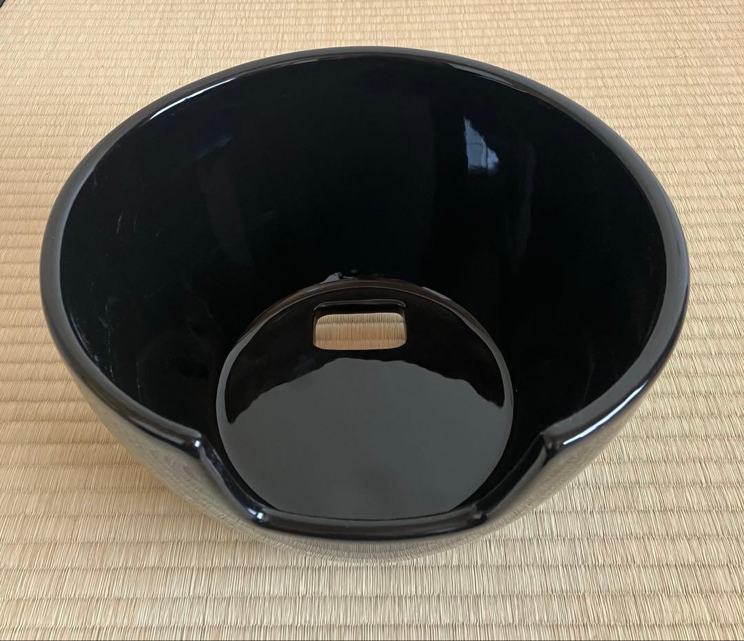 瓶掛け　湯沸「黒釉風炉」茶道具