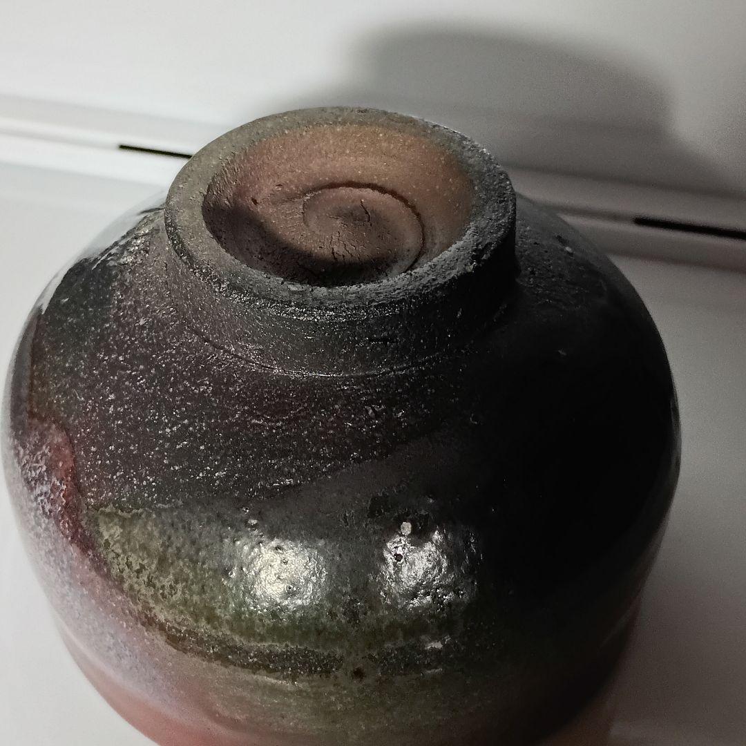 【引越処分】抹茶碗 茶道具 赤楽 志野 陶印あり 骨董 焼物 和食器