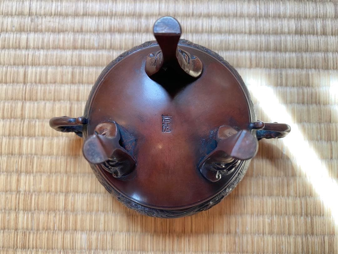 香炉　伝統工芸　高岡銅器