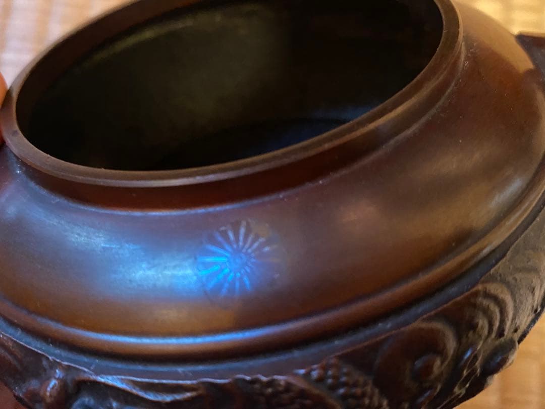 香炉　伝統工芸　高岡銅器