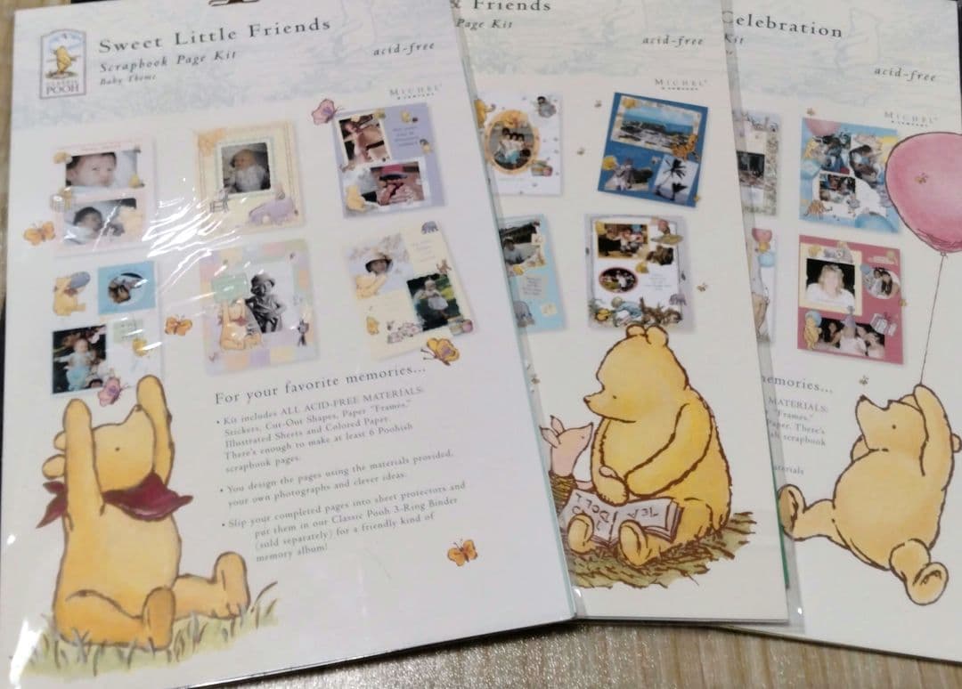 Classic　Pooh　スクラップブック　キット　紙もの　レア