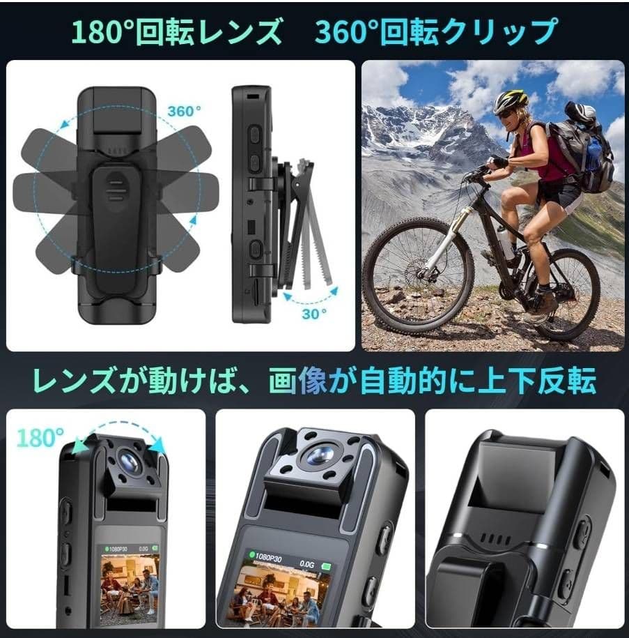 4Kビデオカメラ 小型　大容量　64G micro SDカード付