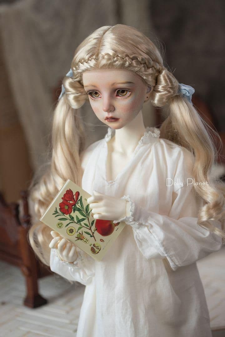MH221 BJD 1/3 人形 ドール　用ウィッグ カツラ 耐熱 ハンドメイド