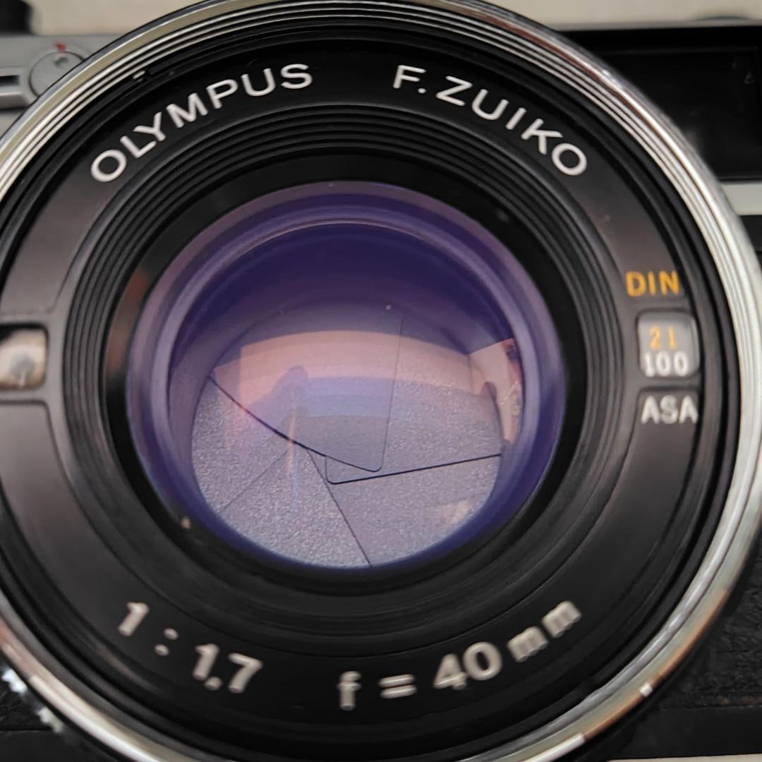 OLYMPUS コンパクトカメラ 35DC 40mmF1.7、専用ケース付き