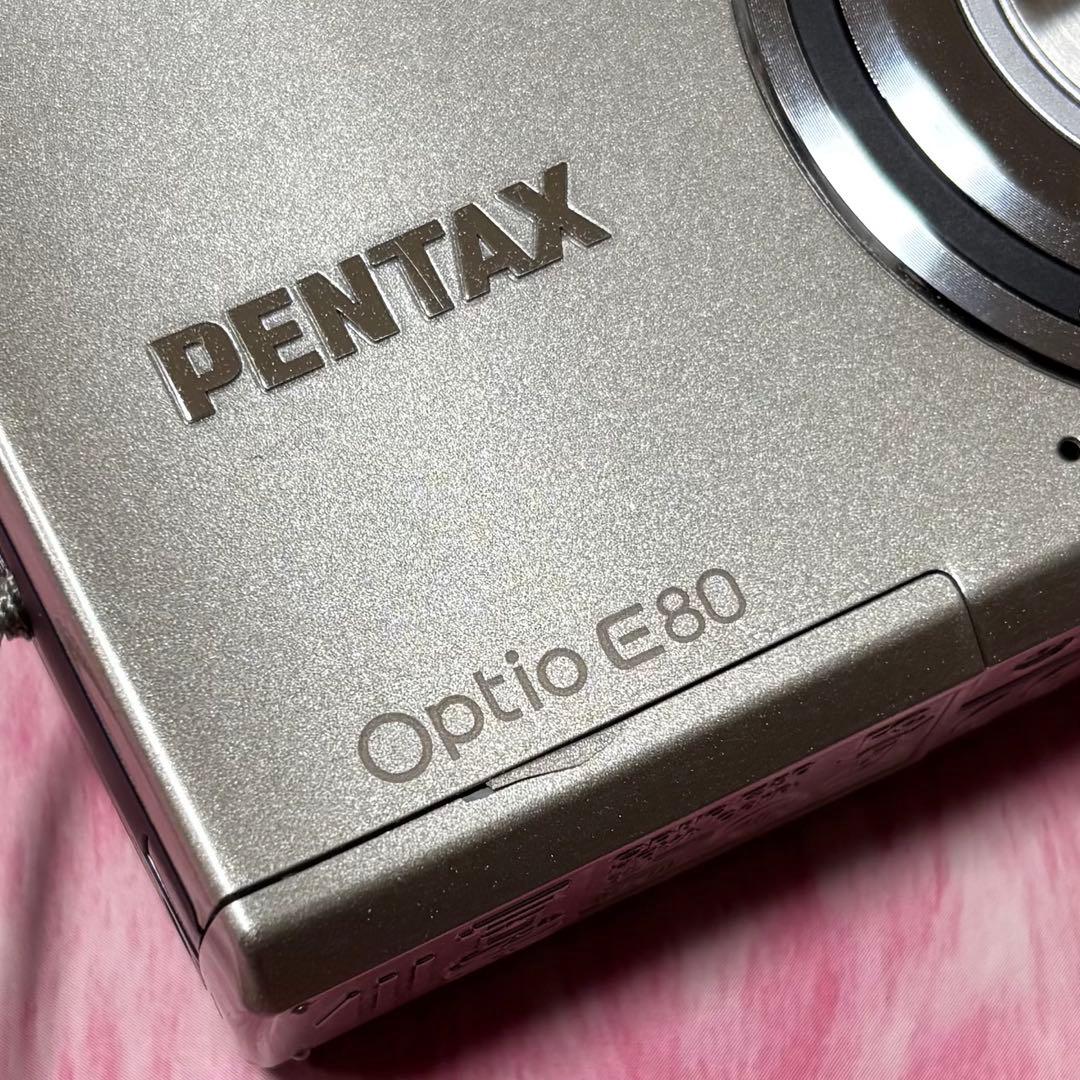 【中古・動作確認済】PENTAX Optio E80 乾電池式