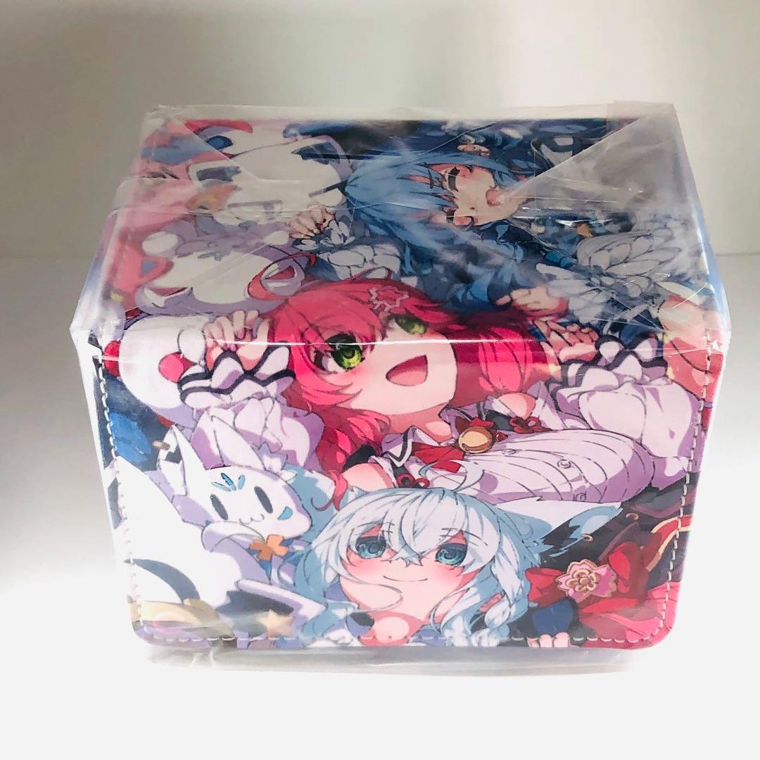 ホロライブ フブキ すいせい さくらみこ 合皮製デッキケース 混沌の女神様