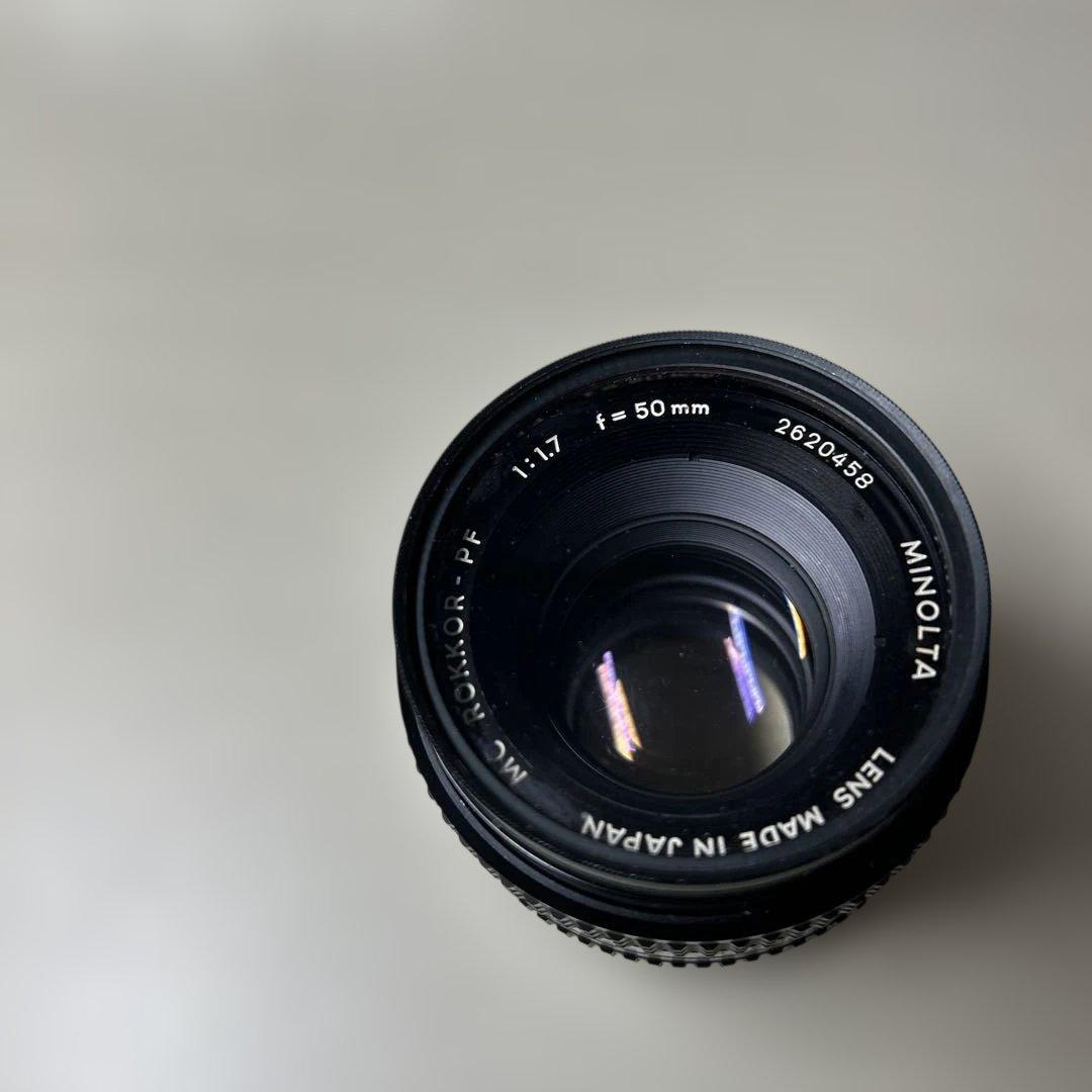 ミノルタSR505 & MC ROKKOR-PF 50mm F1.7