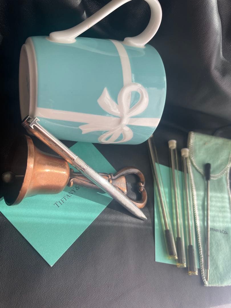 珍しい⭐︎純正替え芯四本付き　⭐︎Tiffany & Co. シルバーボールペン