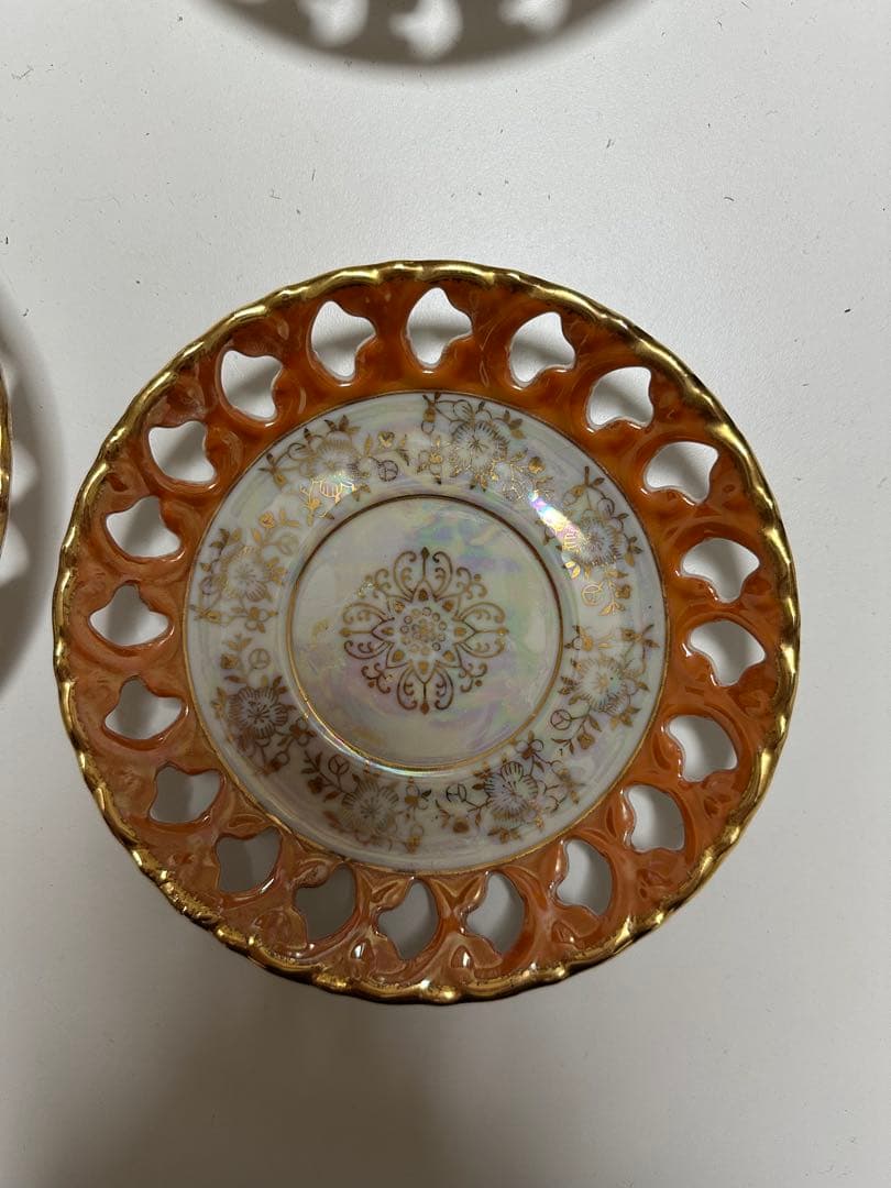 KUDO TOKI fancy China ティーカップ4客ヴィンテージ