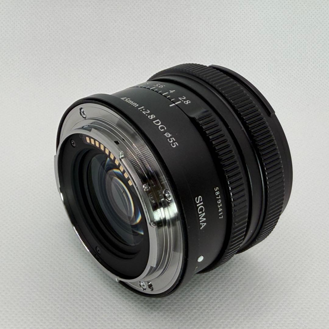 SIGMA 45mm F2.8 DG（ライカ） 黒 DN無モデル 【土日発送】