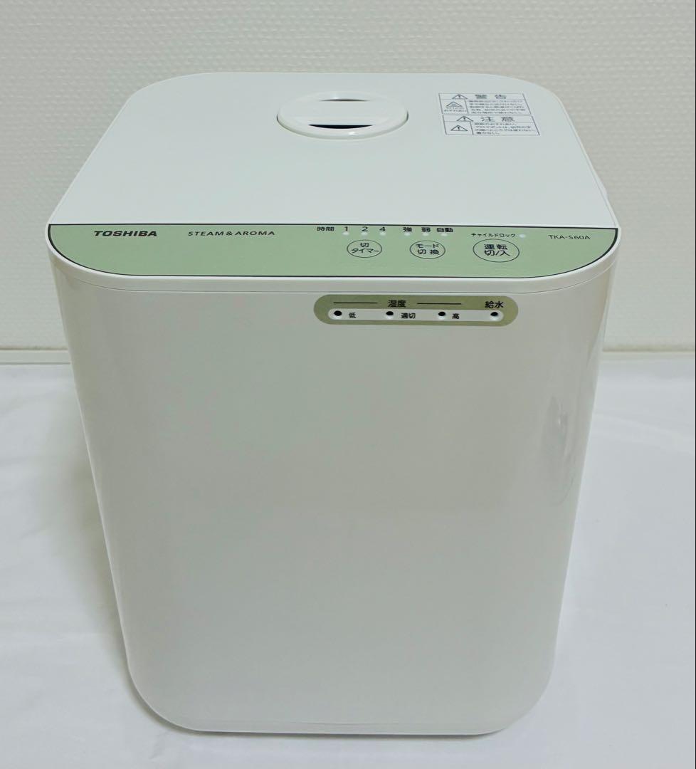 東芝 スチームファン式 加湿器 TKA-S60A グランホワイト スチームアロマ