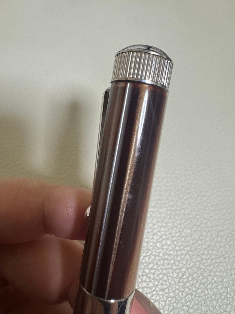 ROMEO No.3 ボールペン ブラウンストライプ 太軸　ロメオ 伊東屋
