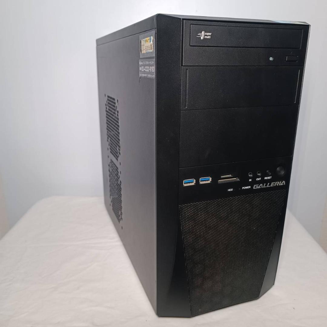 【激安ゲーミングPCフルセット】i5 7500 GTX1060 Office搭載
