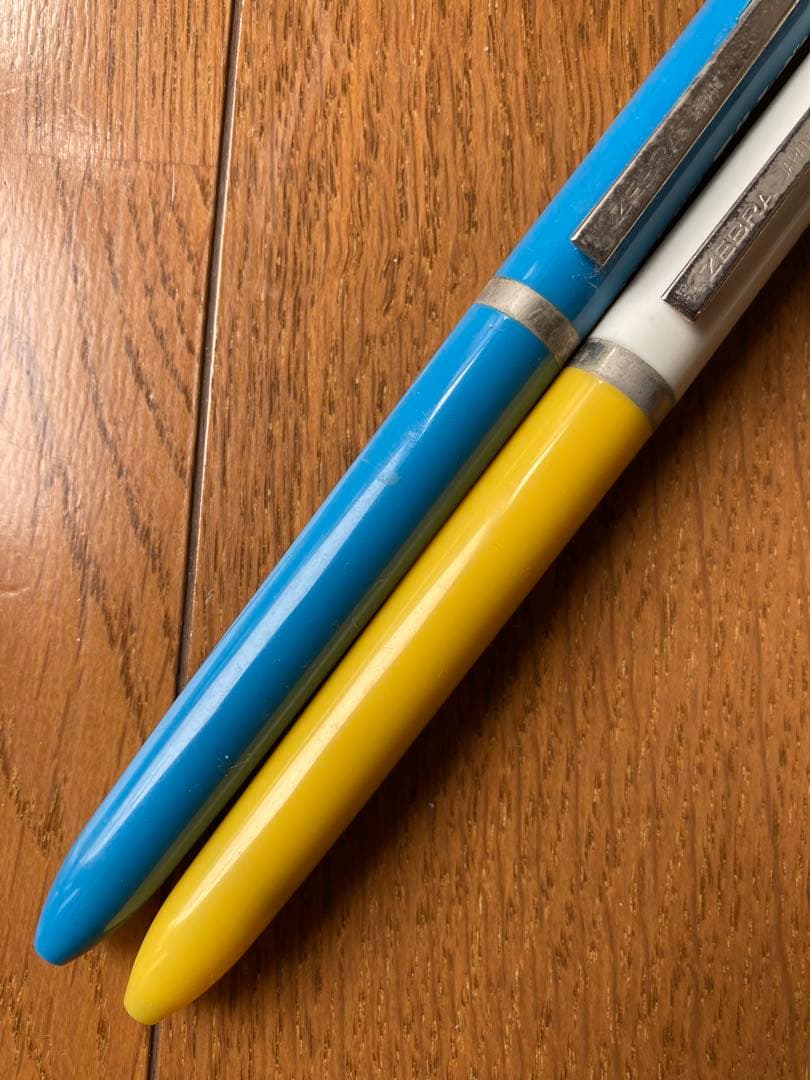 非売品　廃盤ゼブラボールペン　廃盤ゼブラ3色ボールペン　昭和ボールペン