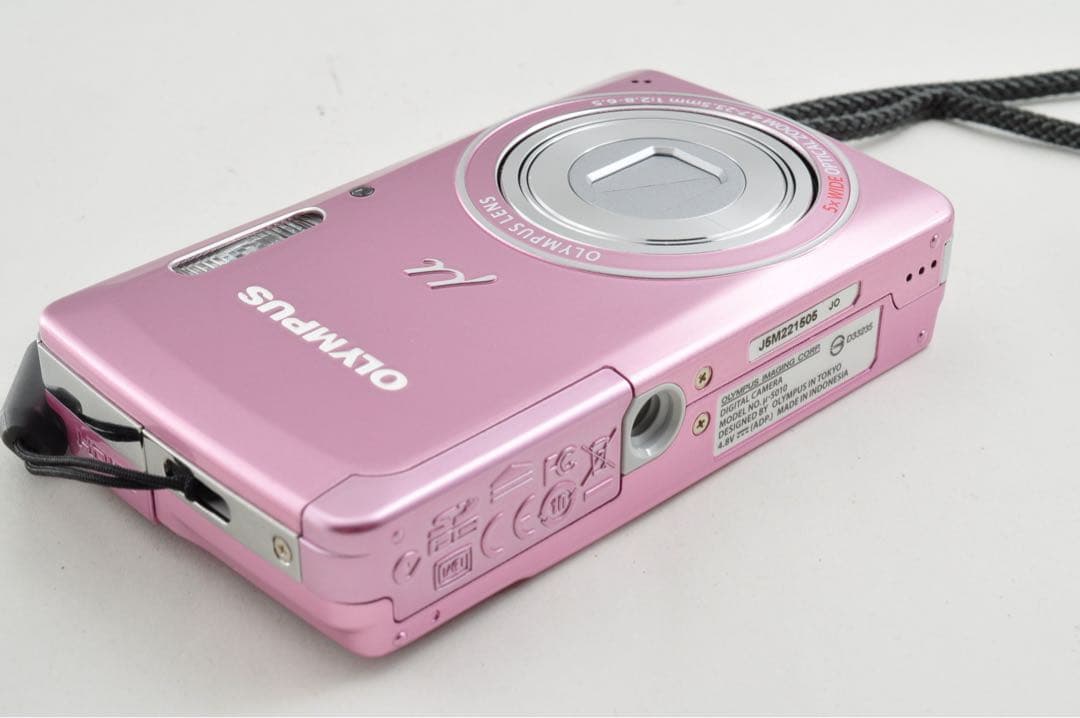 美品　OLYMPUS μ-5010 ピンク デジカメ オールドコンデジ