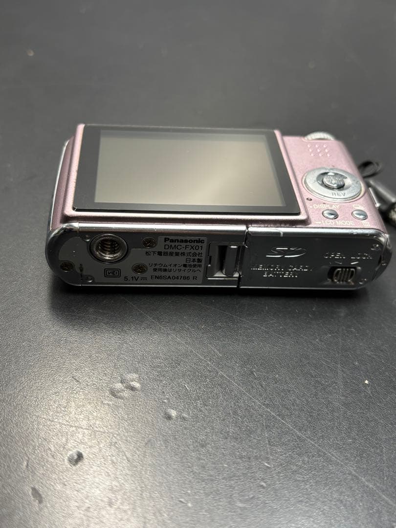 【稼働品】Panasonic LUMIX DMC-FX01 ピンク パナソニック