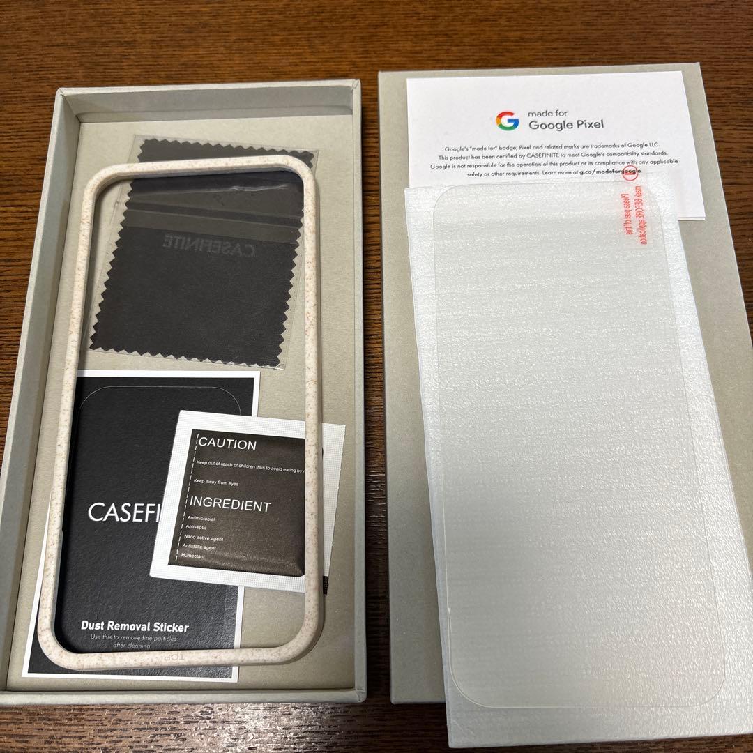 Google Pixel 9a 白 本体128GB 純正ケース•ガラスフィルム